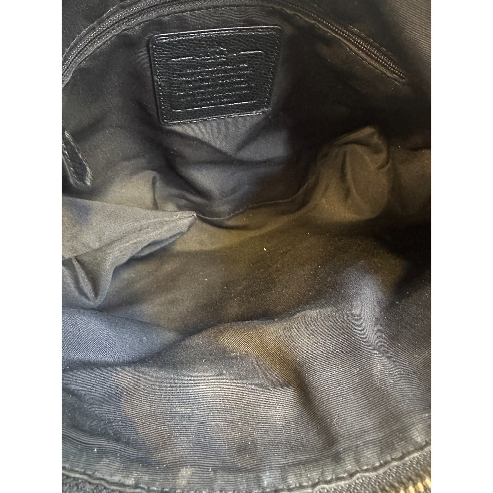 Coach Christie Carryall Blk Crossgrain Leather Satchel Bag F36606 *No Strap - Picture 15 of 16